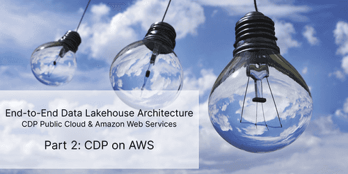 CDP partie 2 : déploiement d'un environnement CDP Public Cloud sur AWS